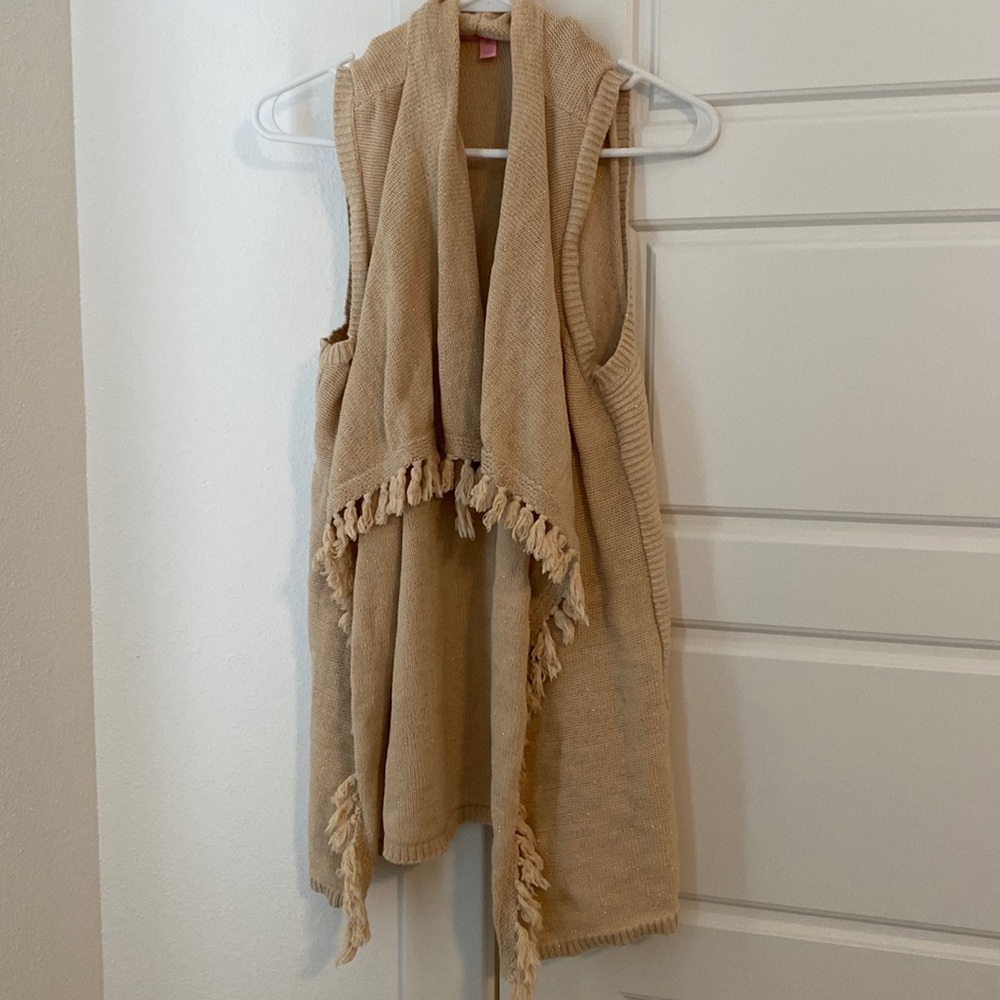 Gold Lilly Sweater Vest